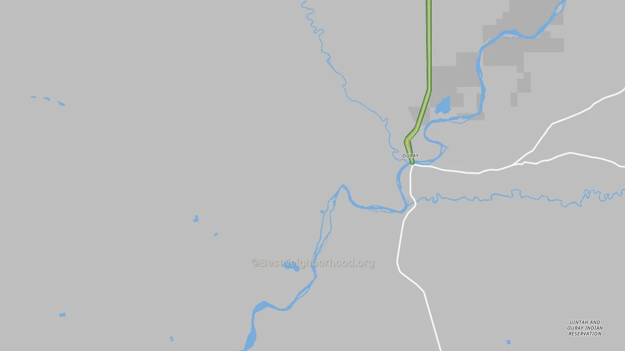 Randlett, UT Map of Noise Levels in Randlett