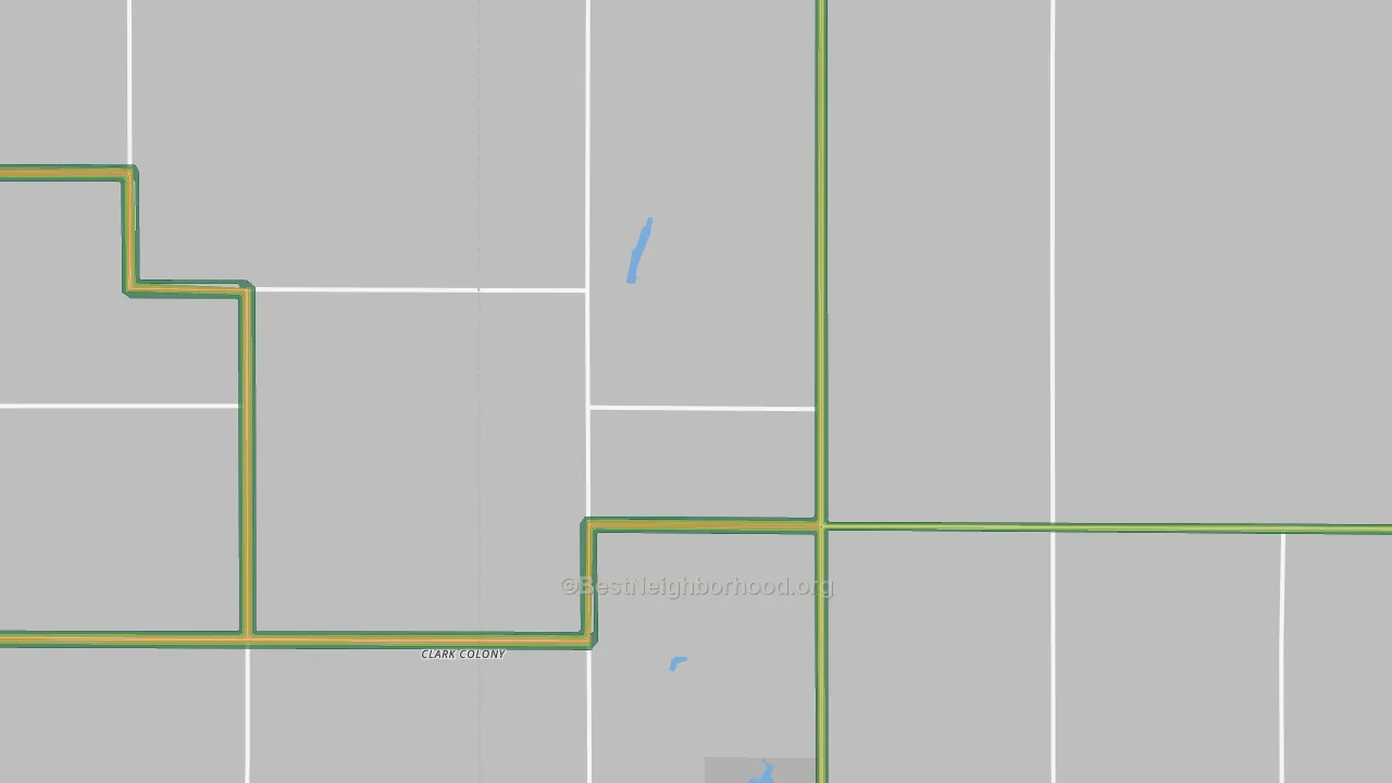 Raymond, SD Map of Noise Levels in Raymond