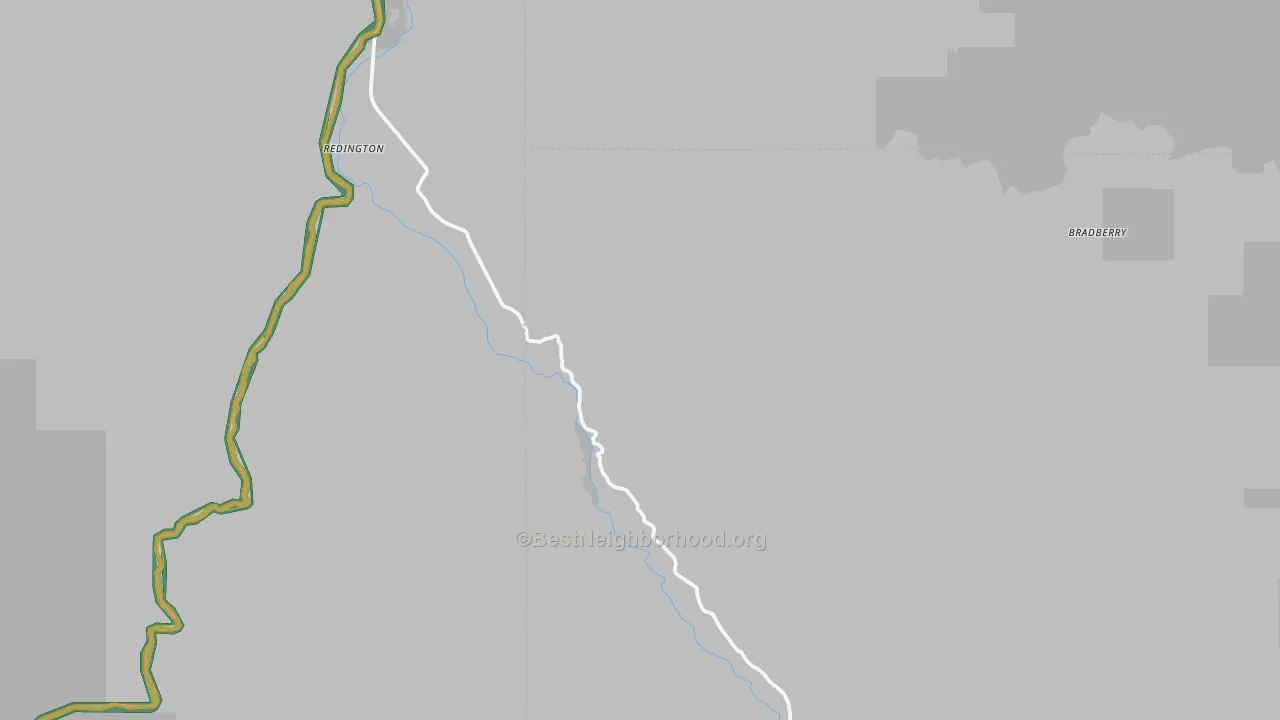 Redington, AZ Map of Noise Levels in Redington