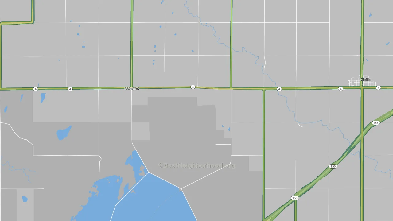 Redwing, KS Map of Noise Levels in Redwing