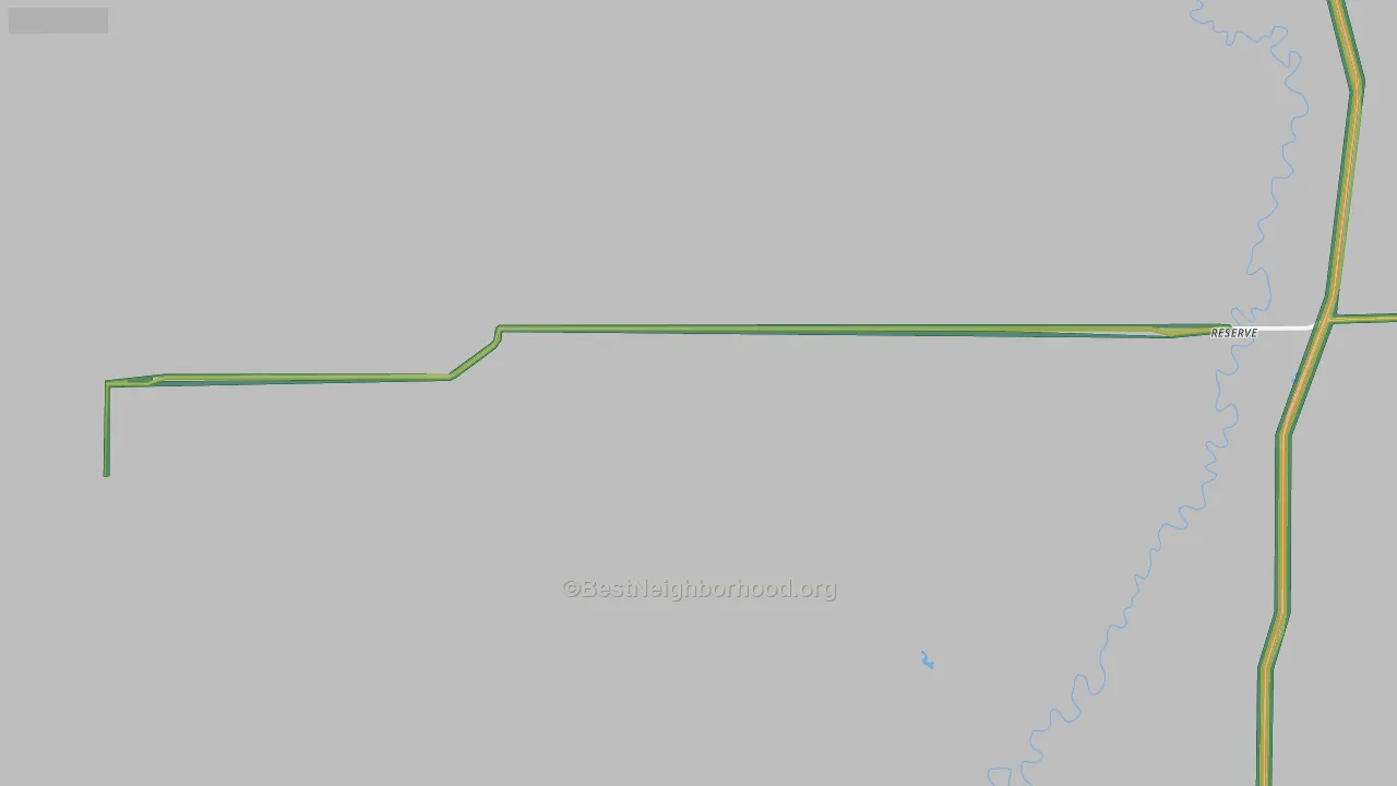 Reserve, MT Map of Noise Levels in Reserve