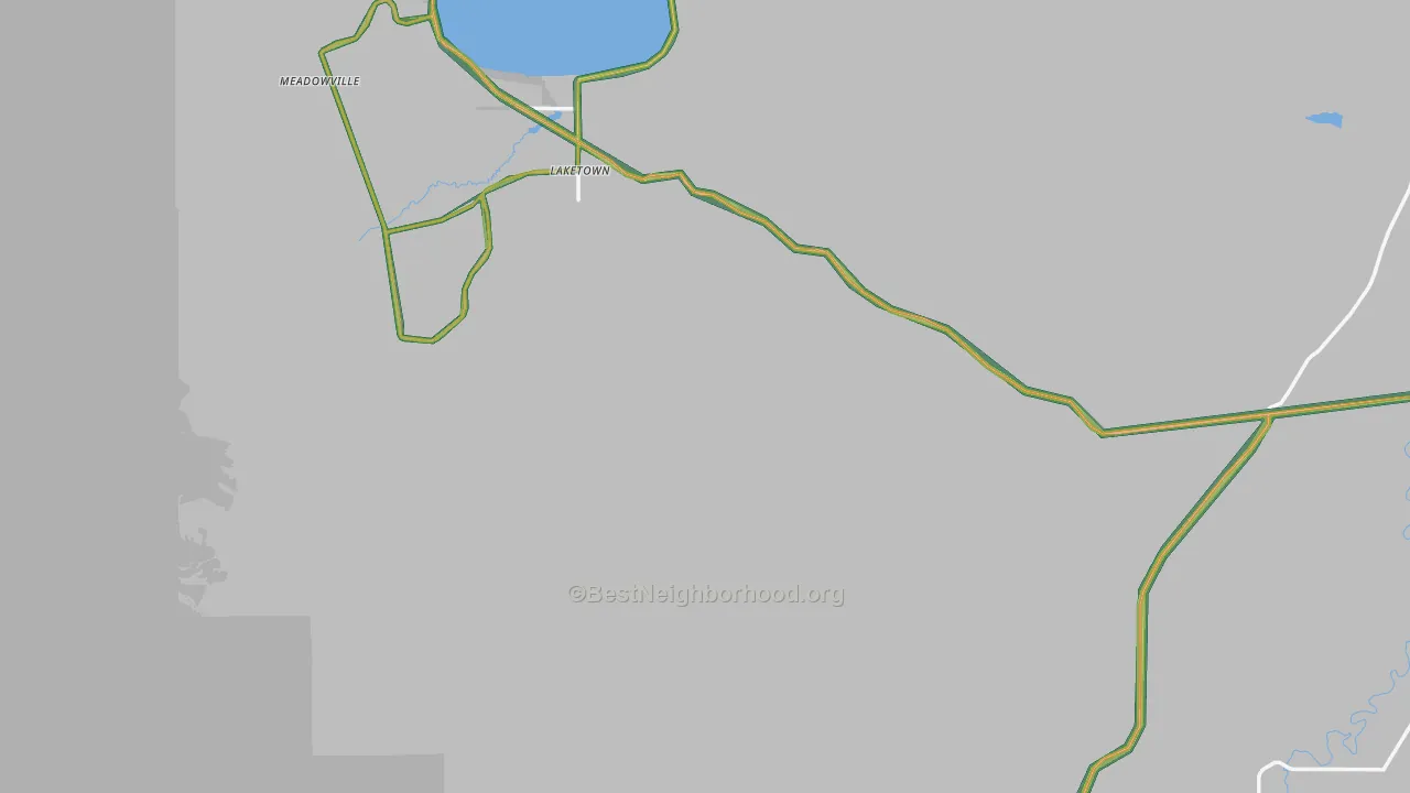 Rich County, UT Map of Noise Levels in Rich County