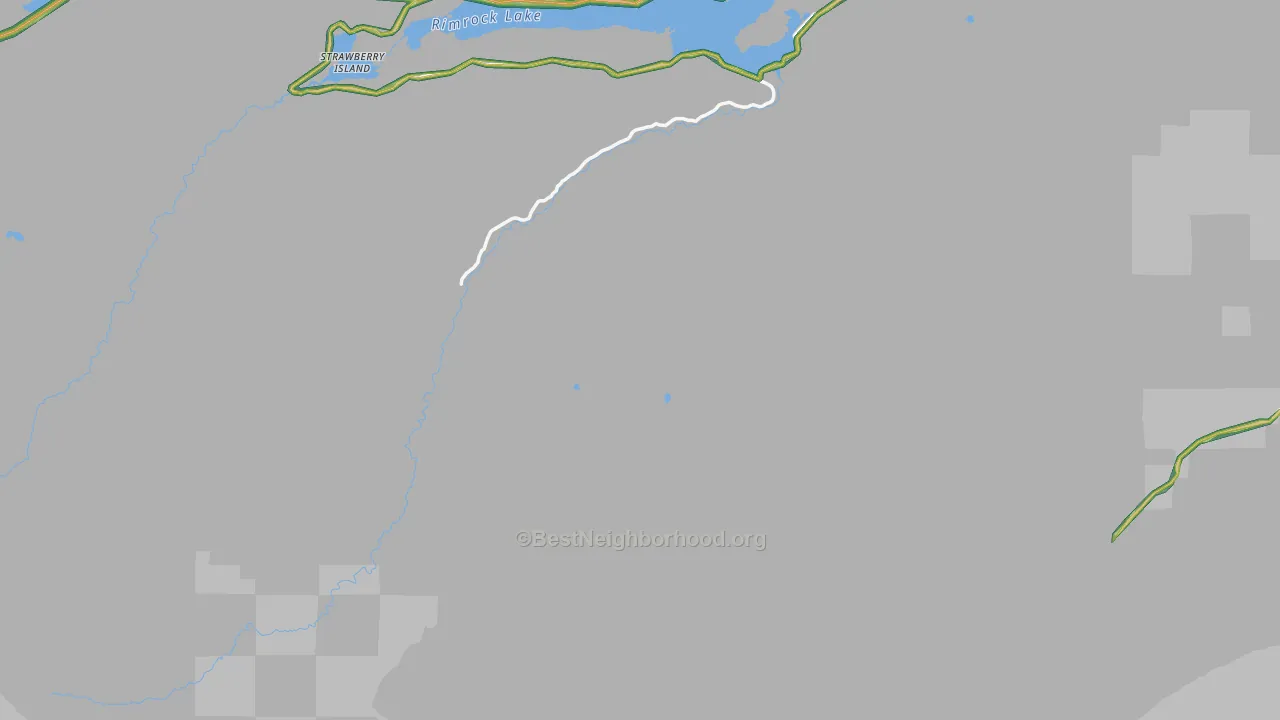 Rimrock, WA Map of Noise Levels in Rimrock