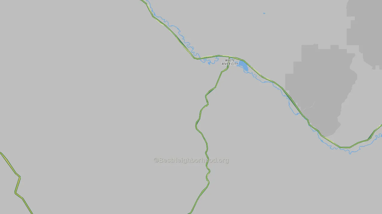 Rio Blanco County, CO Map of Noise Levels in Rio Blanco County