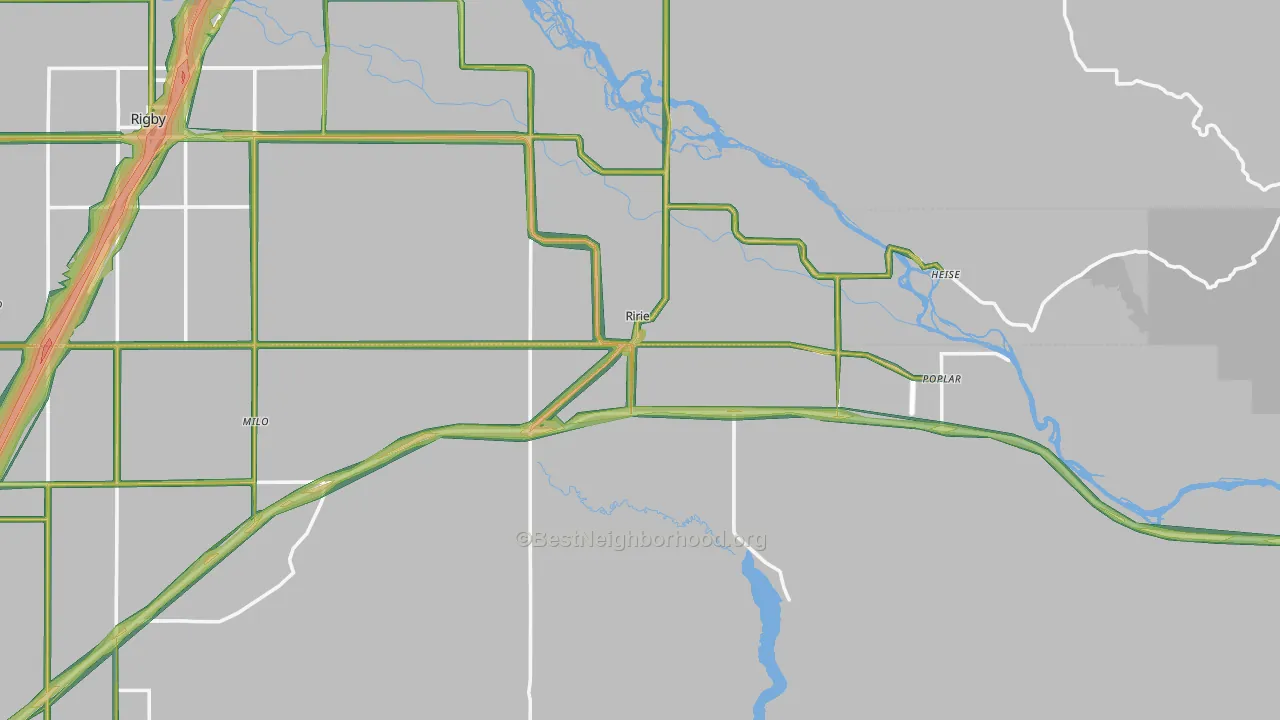 Ririe, ID Map of Noise Levels in Ririe