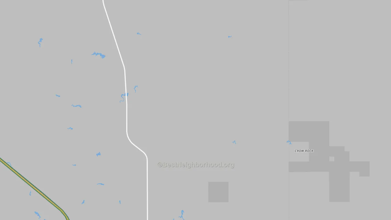 Rock Springs, MT Map of Noise Levels in Rock Springs