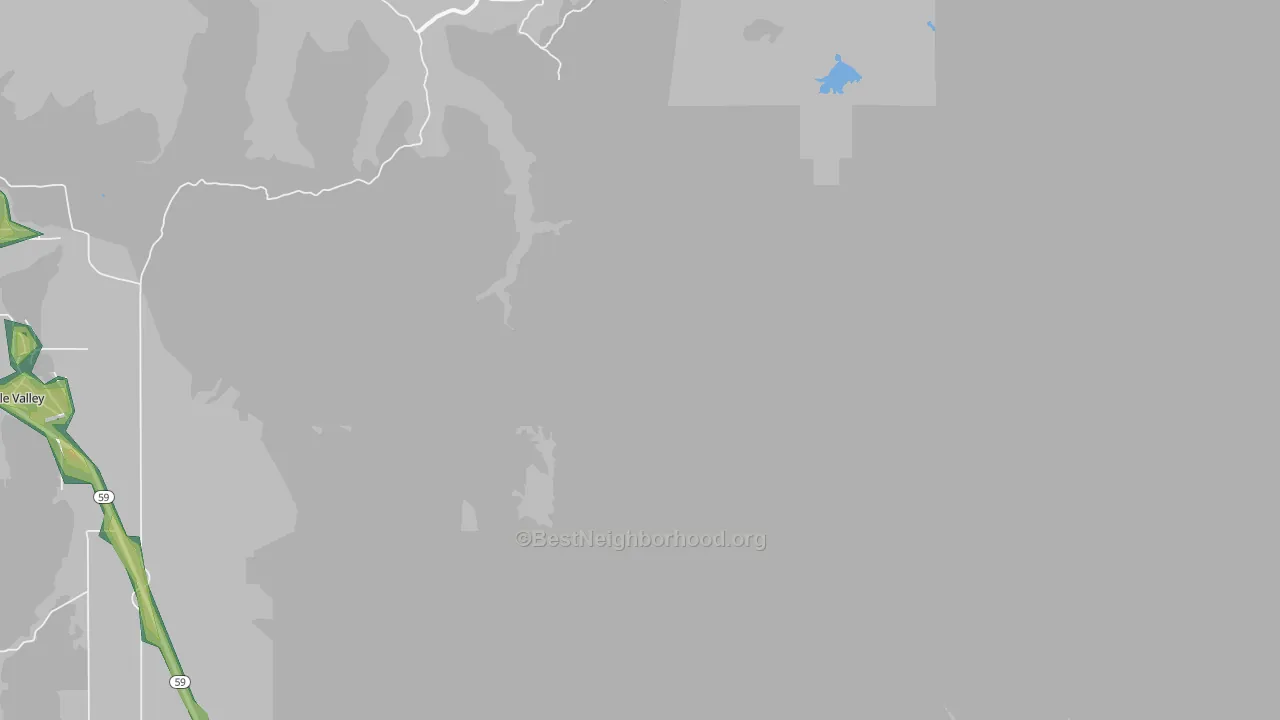 Rockville, UT Map of Noise Levels in Rockville