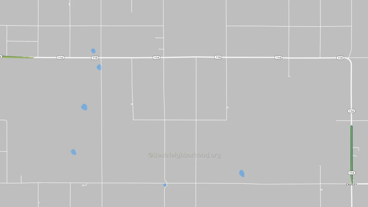 Rogers, NM Map of Noise Levels in Rogers
