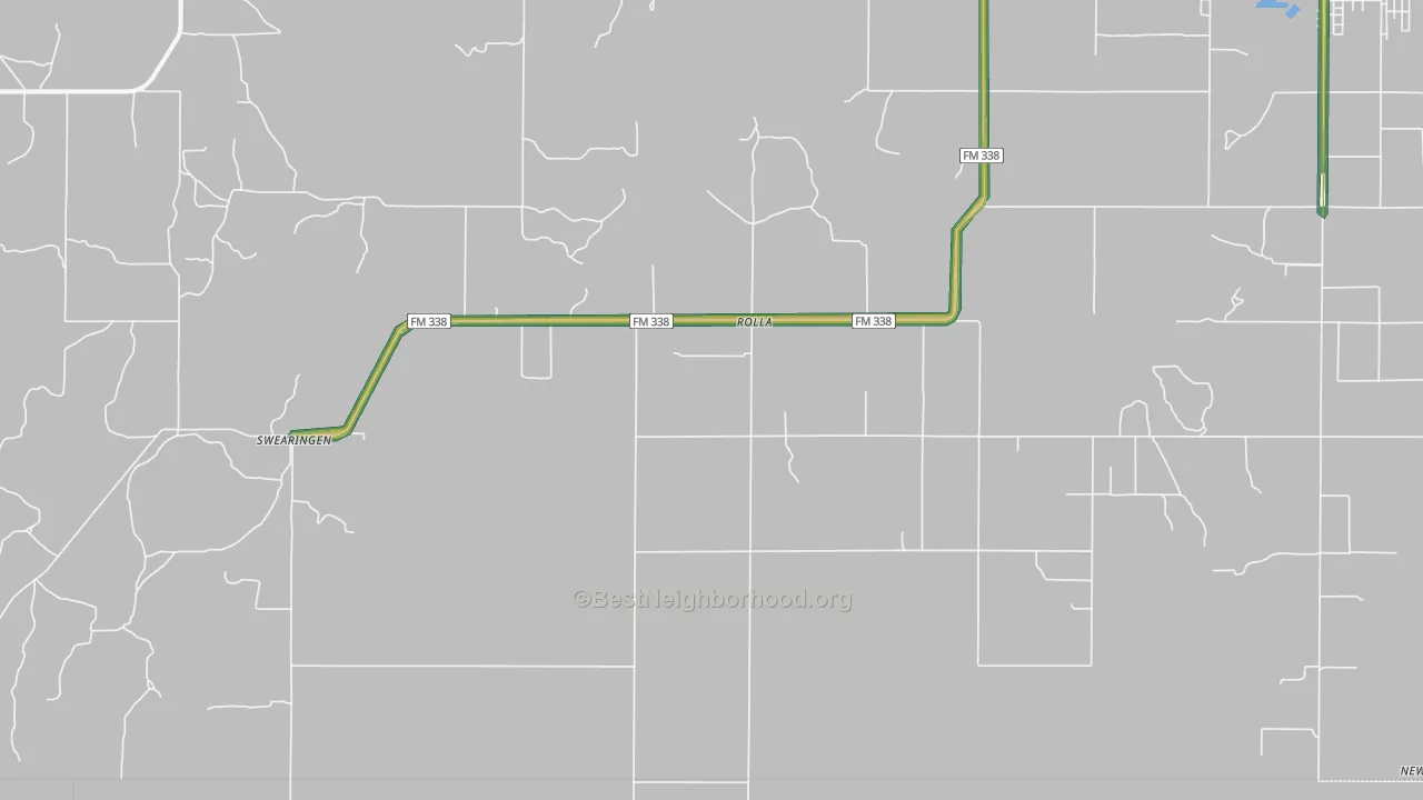 Rolla, TX Map of Noise Levels in Rolla