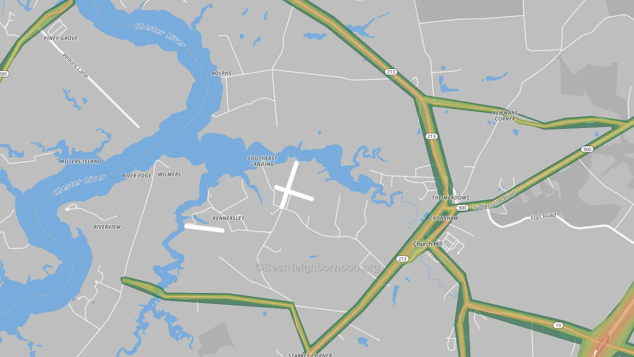 Rolphs, MD Map of Noise Levels in Rolphs
