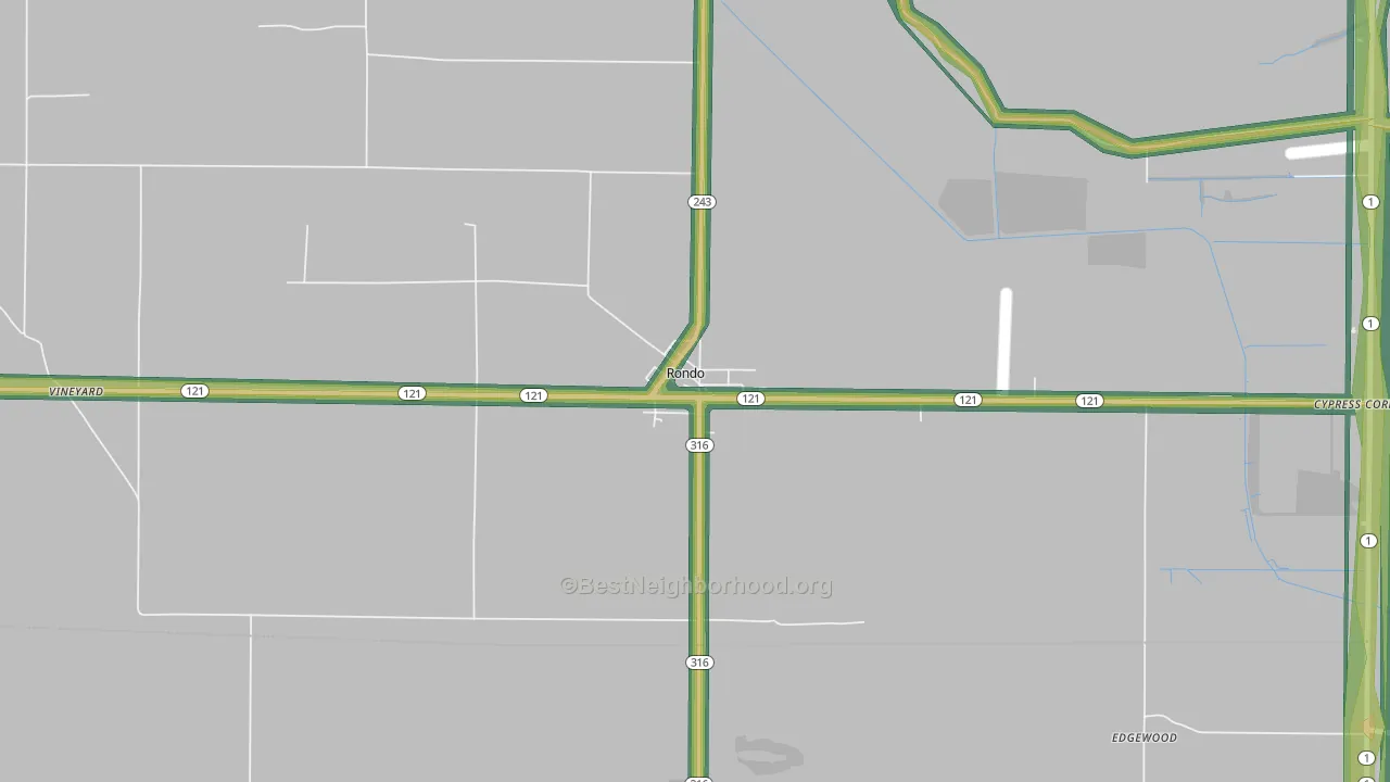 Rondo, AR Map of Noise Levels in Rondo
