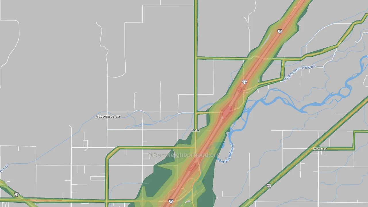 Rose, ID Map of Noise Levels in Rose