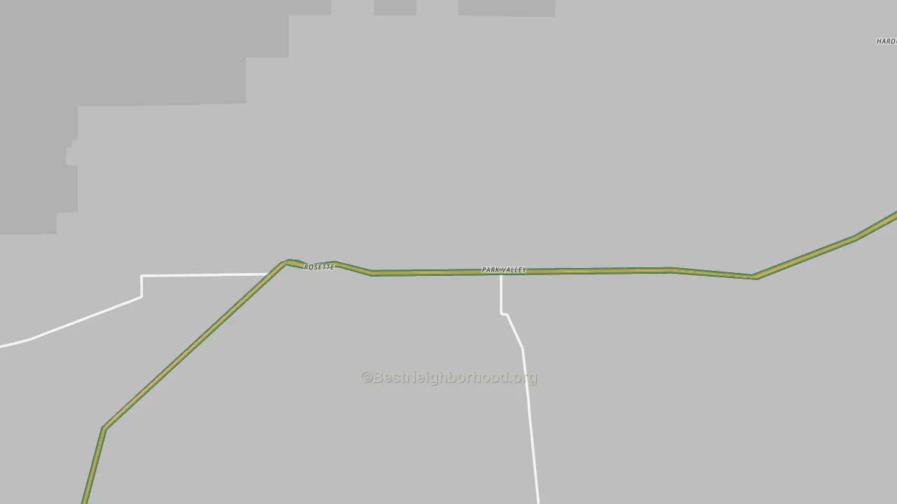 Rosette, UT Map of Noise Levels in Rosette