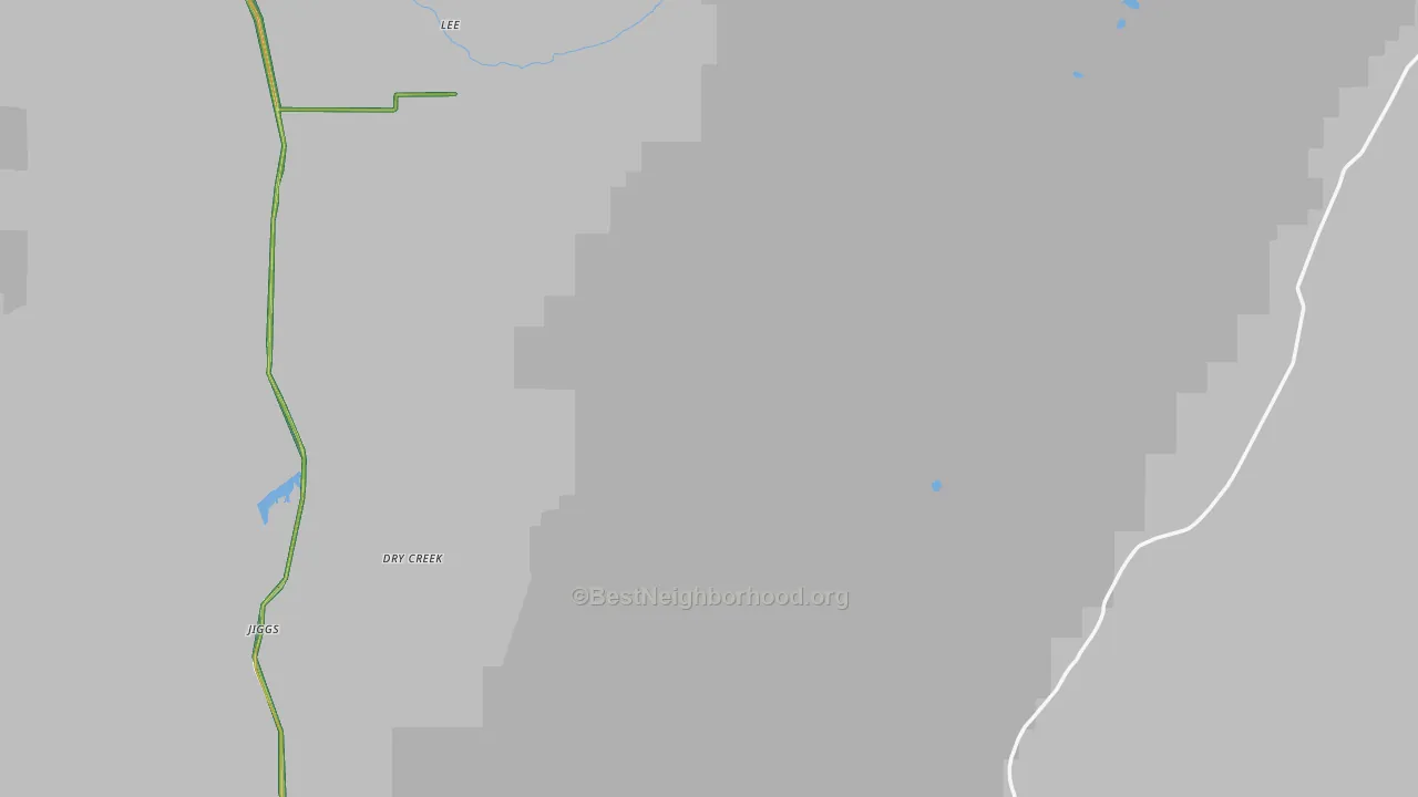 Ruby Valley, NV Map of Noise Levels in Ruby Valley