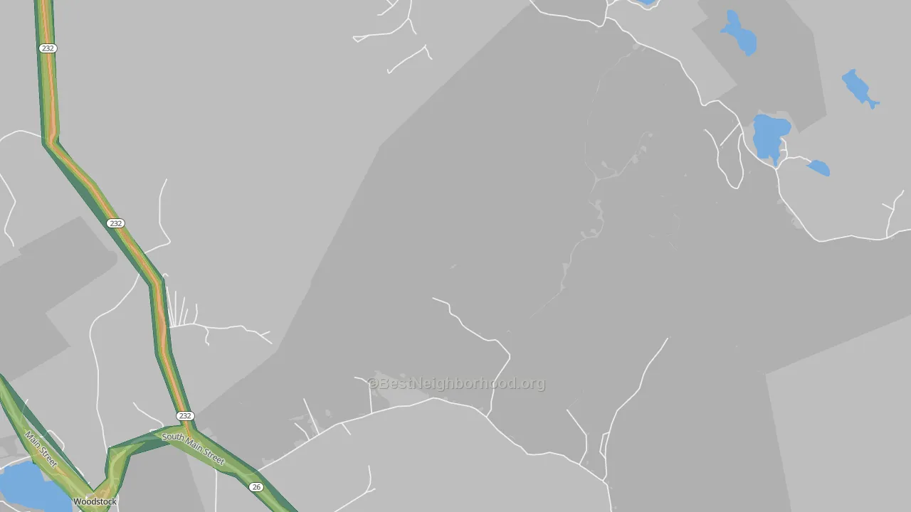 Rumford Corner, ME Map of Noise Levels in Rumford Corner