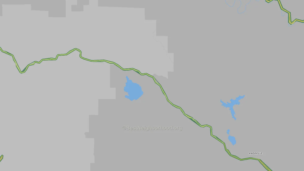 Rumsey, CA Map of Noise Levels in Rumsey