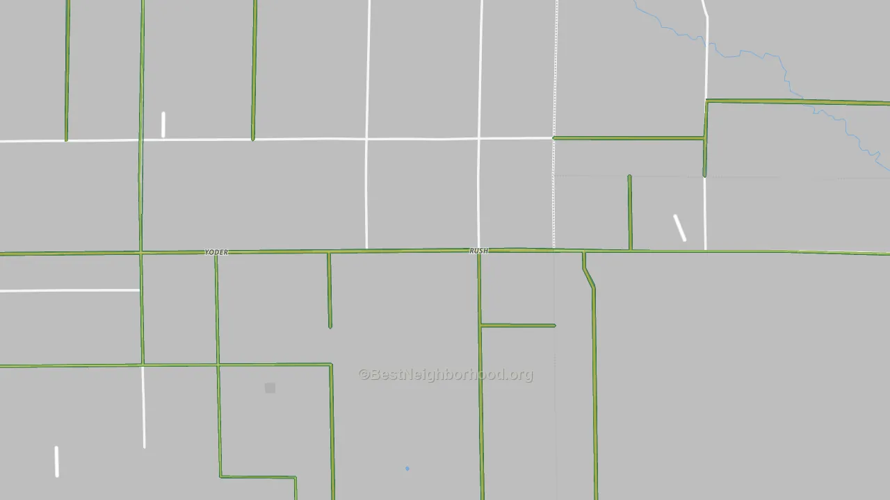 Rush, CO Map of Noise Levels in Rush