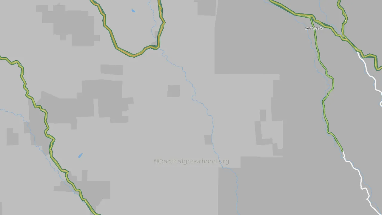 Ruth, CA Map of Noise Levels in Ruth