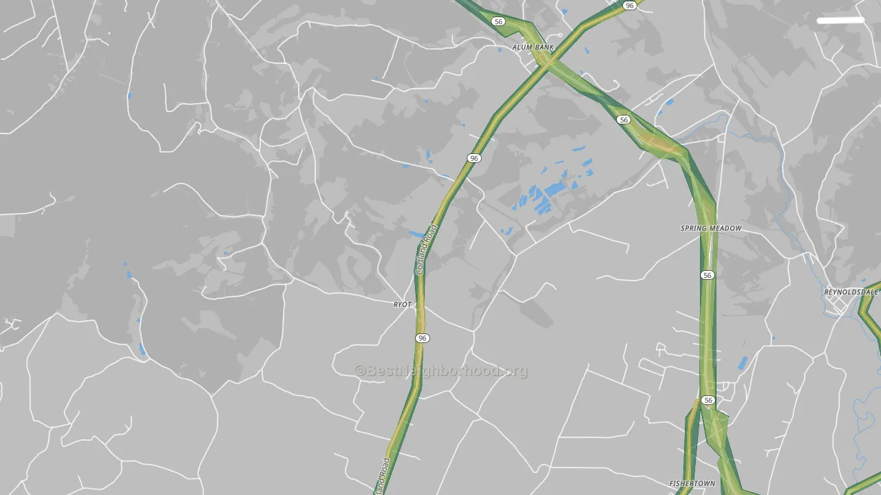 Ryot, PA Map of Noise Levels in Ryot