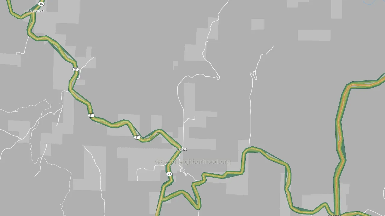 Salus, AR Map of Noise Levels in Salus