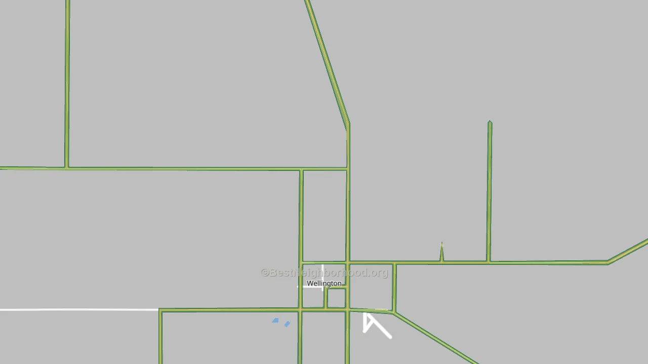 Samnorwood, TX Map of Noise Levels in Samnorwood