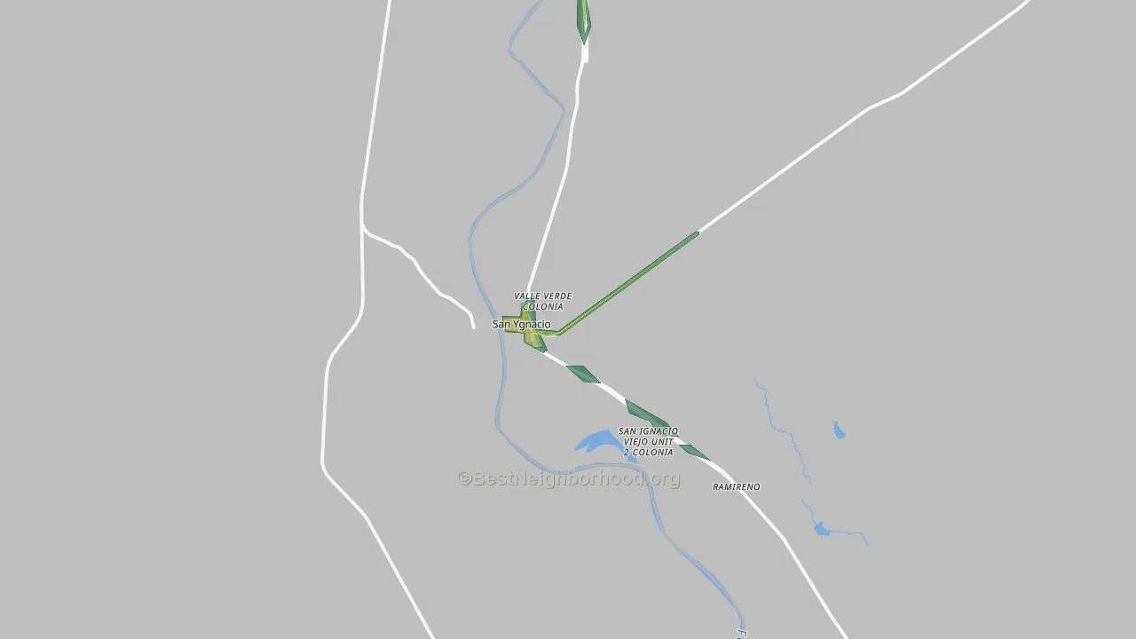 San Ygnacio, TX Map of Noise Levels in San Ygnacio