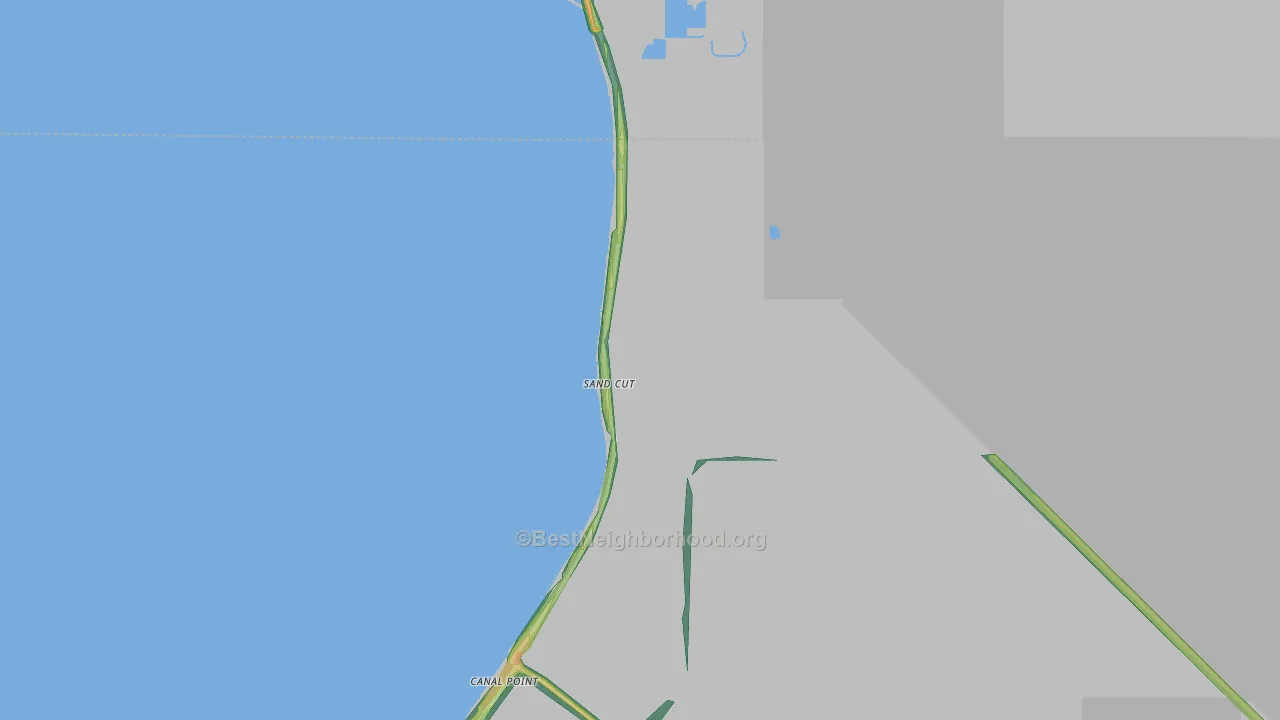 Sand Cut, FL Map of Noise Levels in Sand Cut