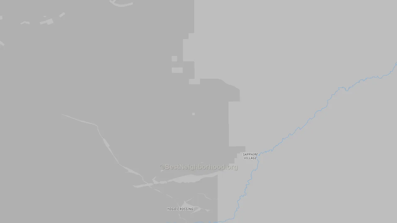 Sapphire Village, MT Map of Noise Levels in Sapphire Village