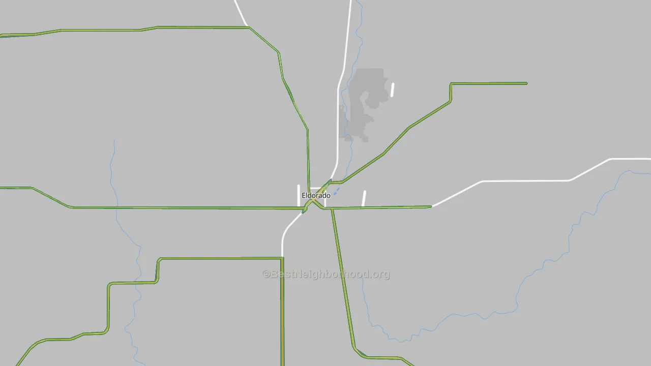 Schleicher County, TX Map of Noise Levels in Schleicher County