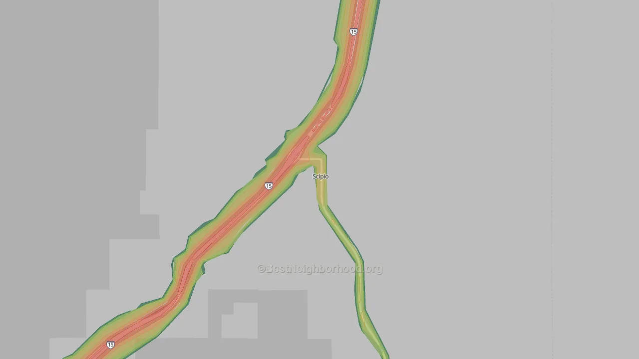 Scipio, UT Map of Noise Levels in Scipio
