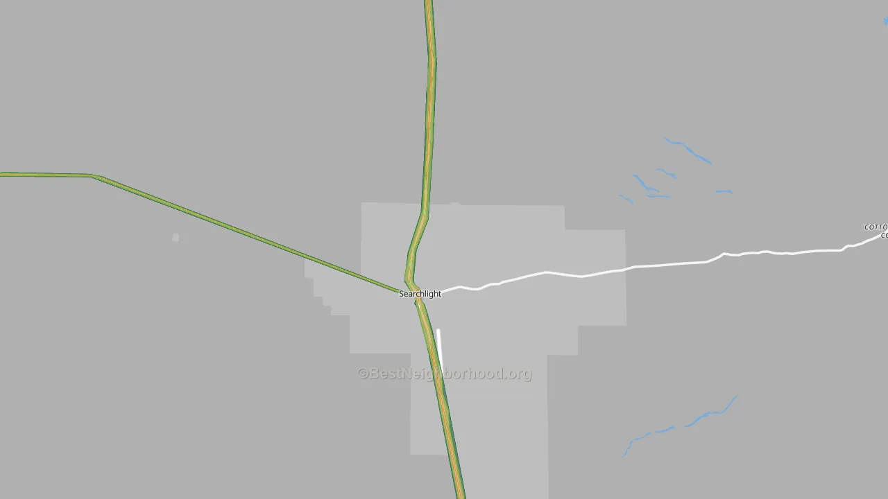Searchlight, NV Map of Noise Levels in Searchlight