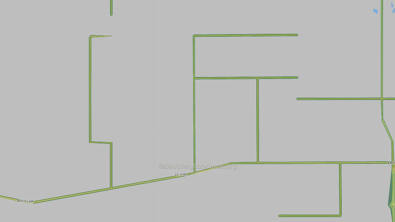 Selkirk, KS Map of Noise Levels in Selkirk