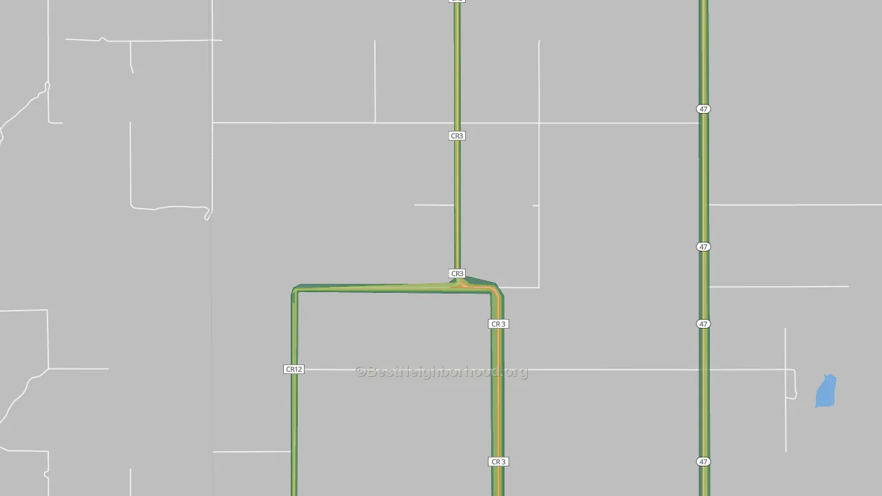 Seneca, SD Map of Noise Levels in Seneca
