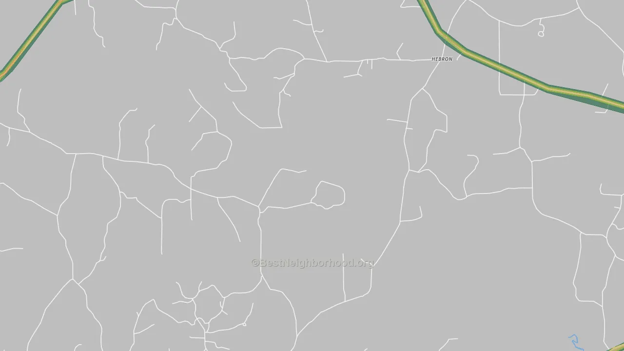 Sharon, LA Map of Noise Levels in Sharon
