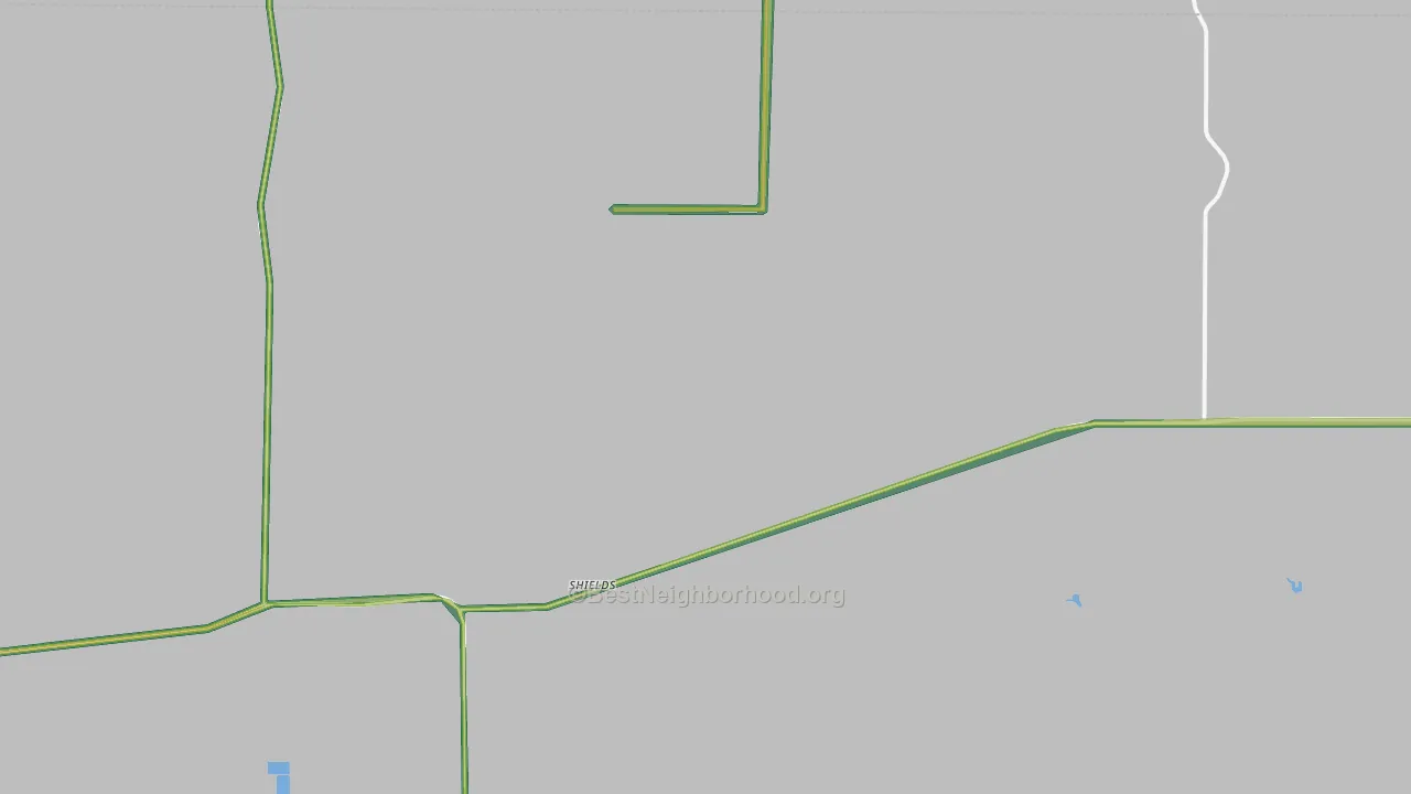 Shields, KS Map of Noise Levels in Shields