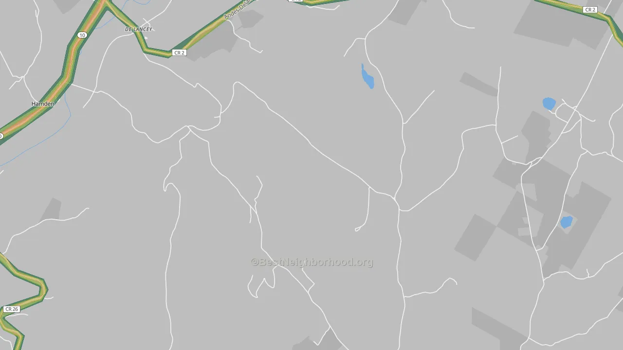 Shinhopple, NY Map of Noise Levels in Shinhopple