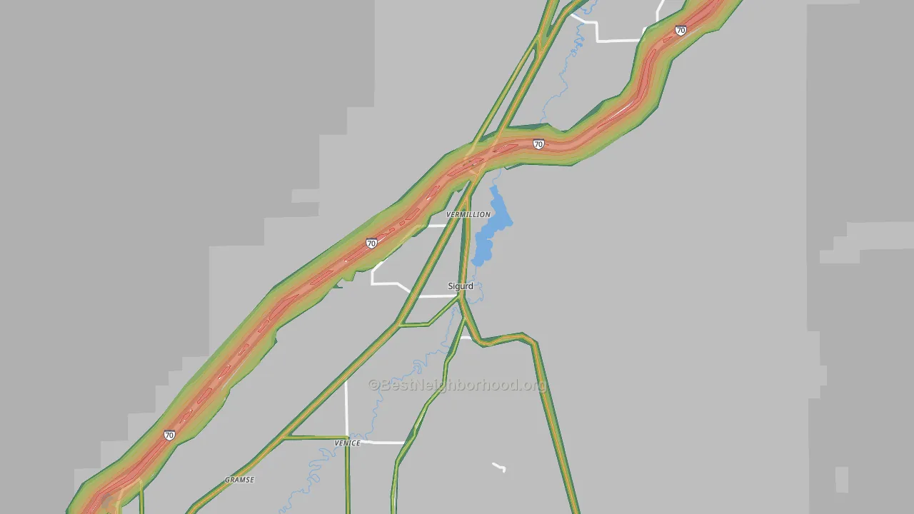 Sigurd, UT Map of Noise Levels in Sigurd