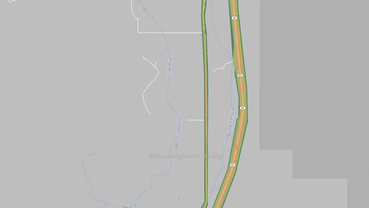 Sil Murk, AZ Map of Noise Levels in Sil Murk
