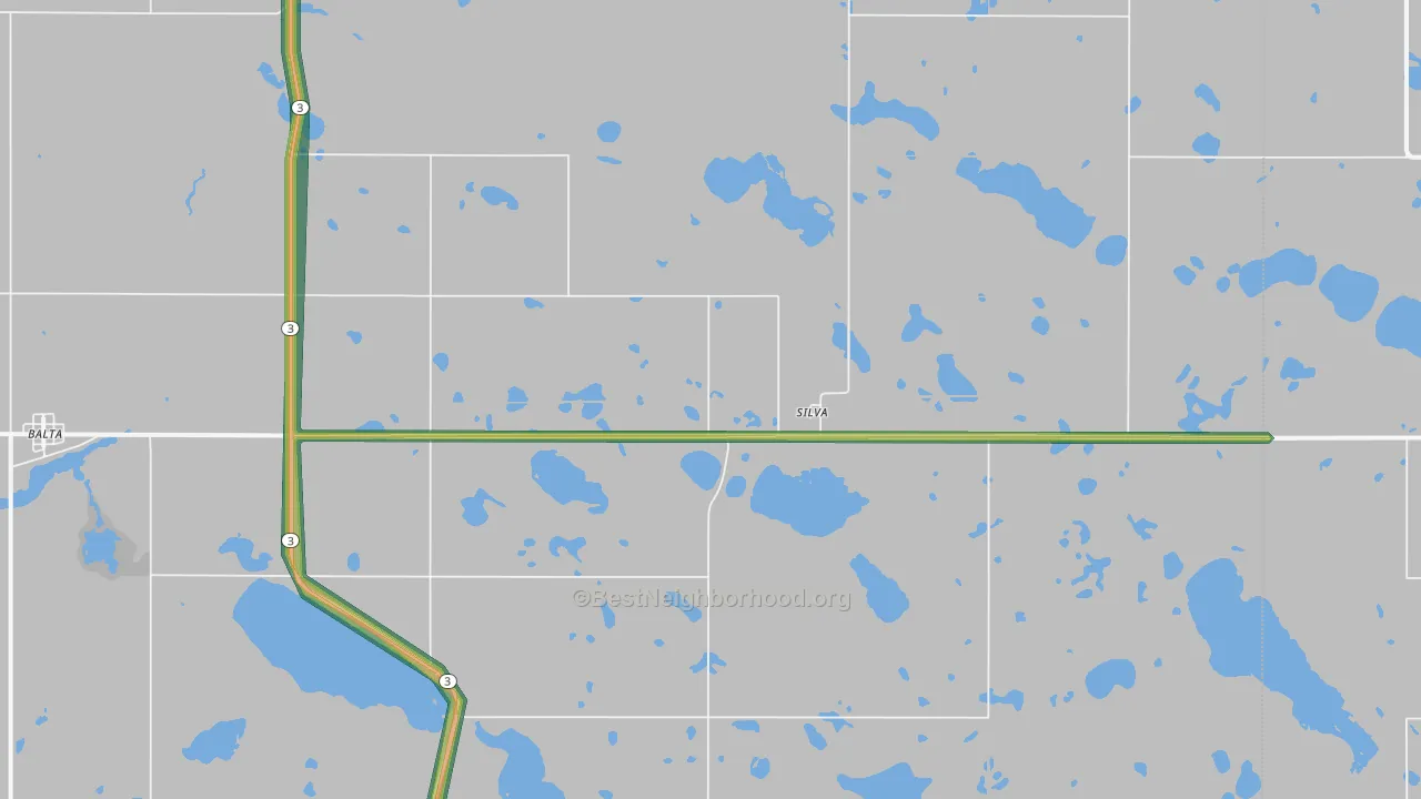 Silva, ND Map of Noise Levels in Silva