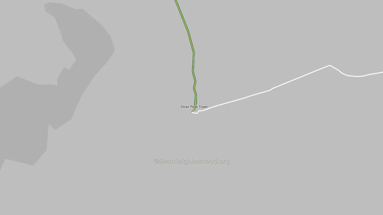 Silver Peak, NV Map of Noise Levels in Silver Peak