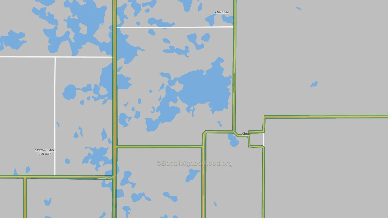Sinai, SD Map of Noise Levels in Sinai