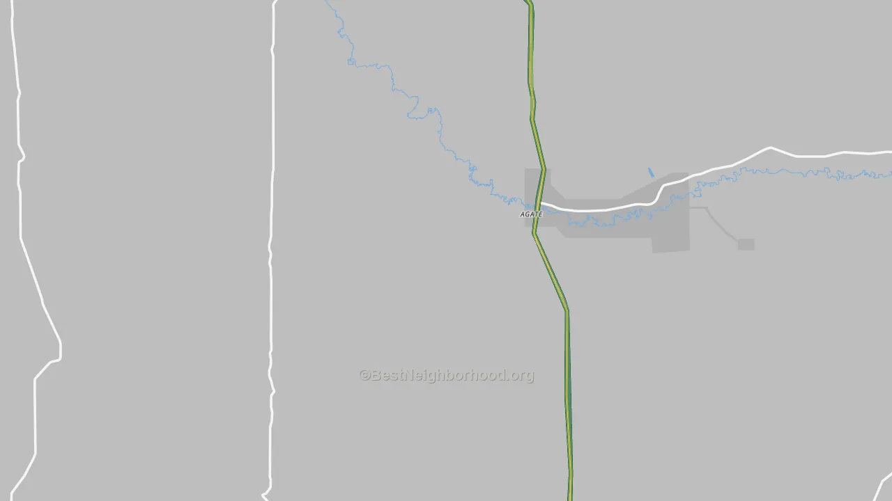 Sioux County, NE Map of Noise Levels in Sioux County