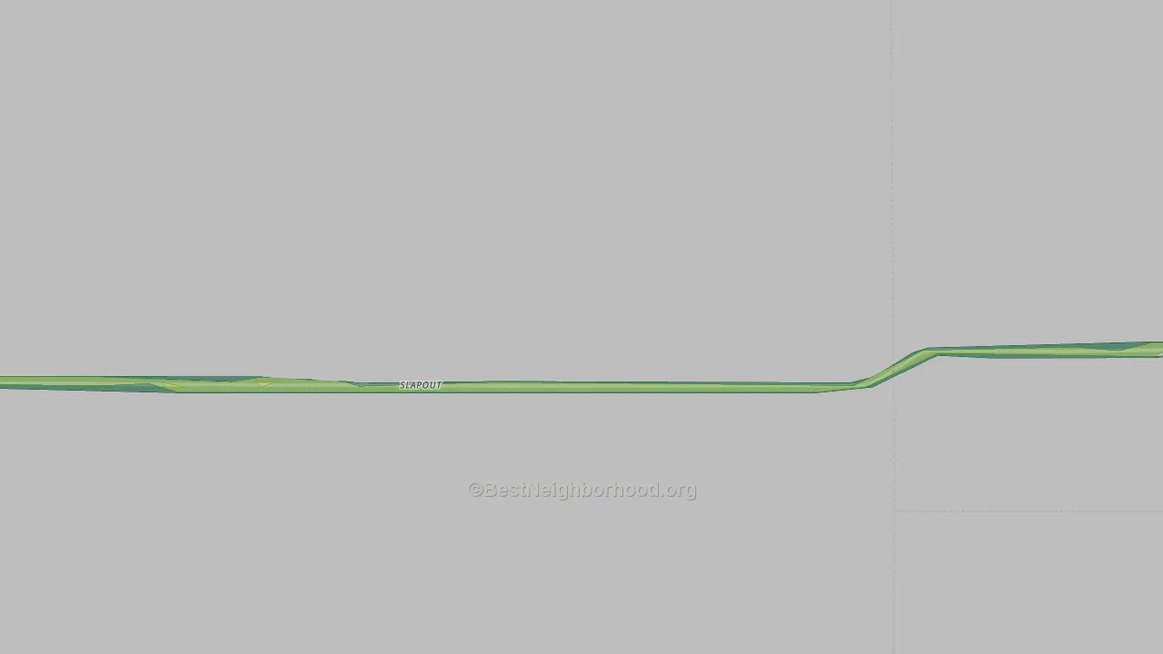 Slapout, OK Map of Noise Levels in Slapout