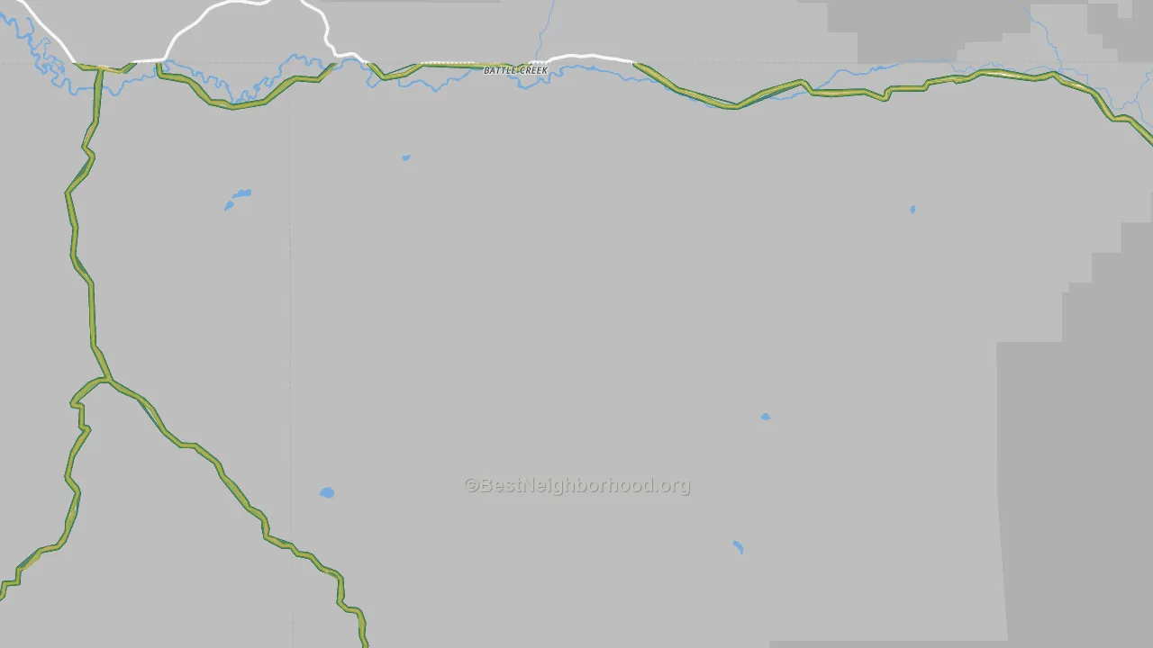 Slater, CO Map of Noise Levels in Slater