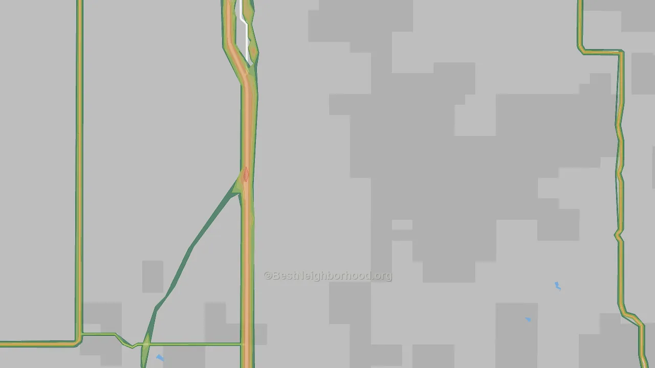 Slim Butte, SD Map of Noise Levels in Slim Butte