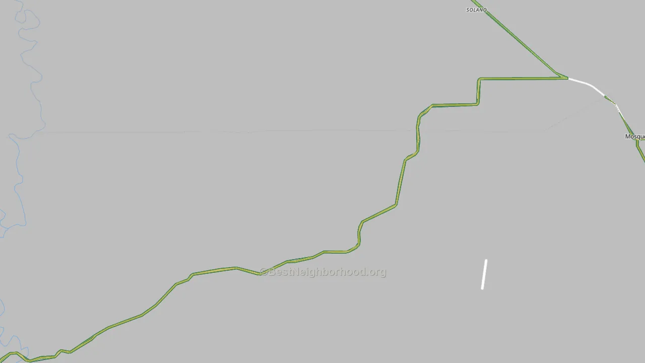 Solano, NM Map of Noise Levels in Solano