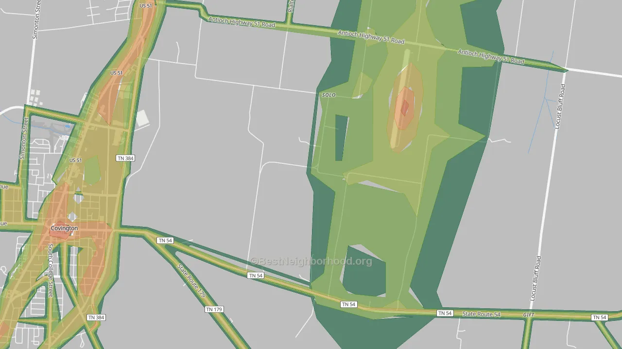 Solo, TN Map of Noise Levels in Solo