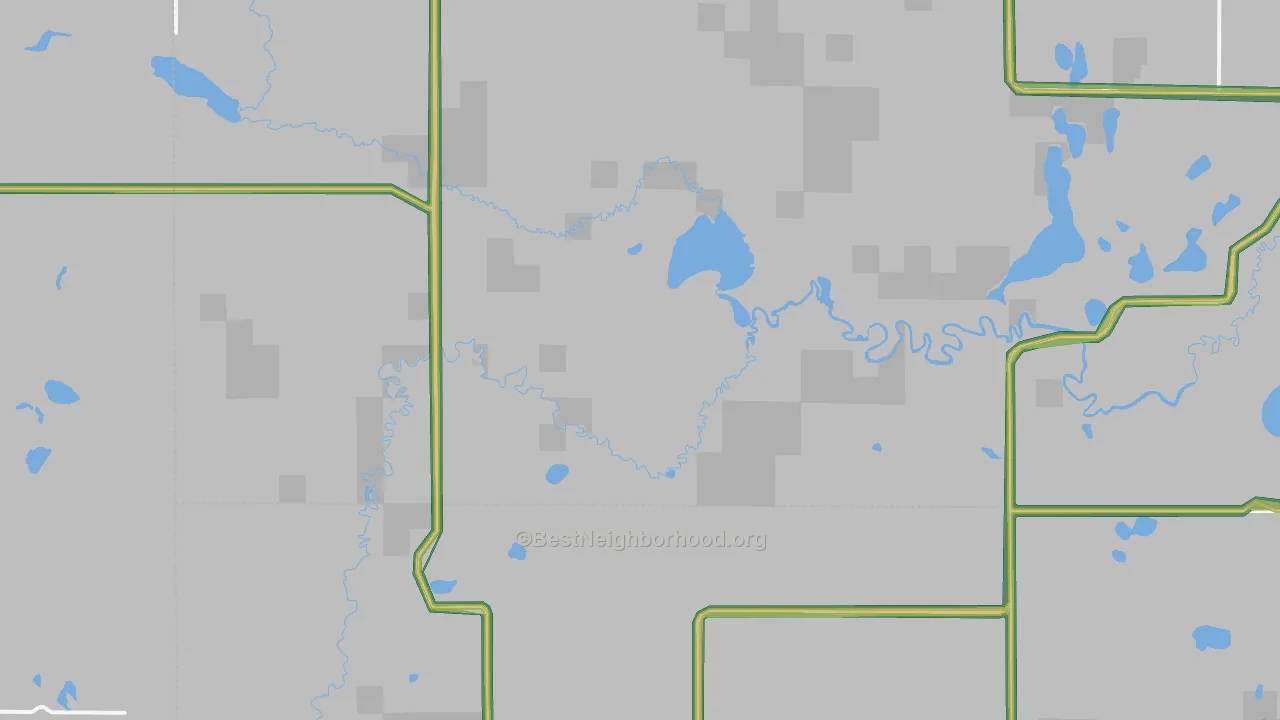 Solway, MN Map of Noise Levels in Solway