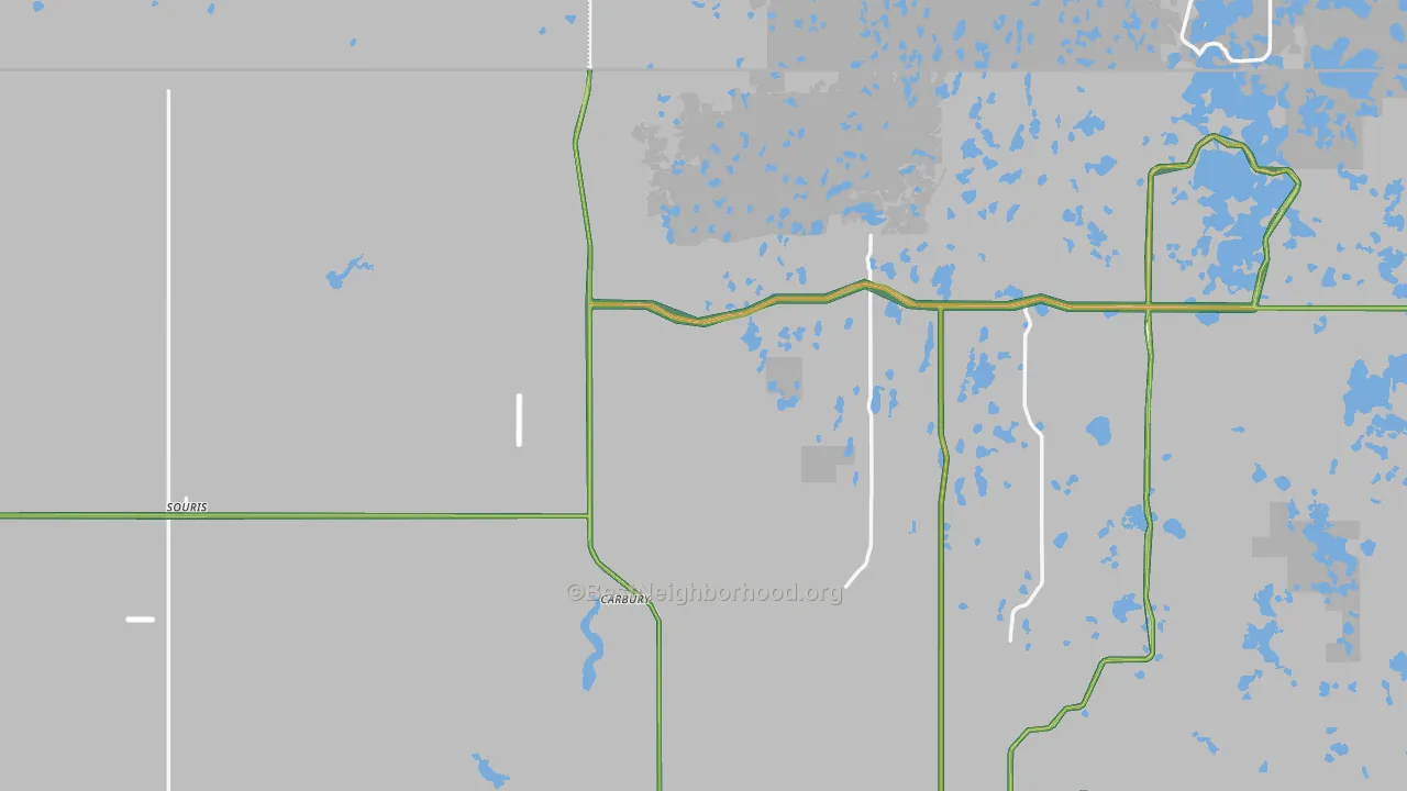Souris, ND Map of Noise Levels in Souris