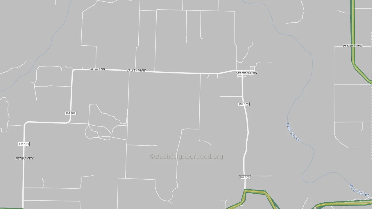 Spanish Fort, TX Map of Noise Levels in Spanish Fort